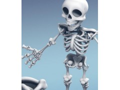 广东3D打印人体骨骼模型 可活动医用教学模型有支架 骨架模型