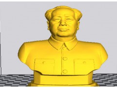 东莞3D打印 厂家直销 毛主席半身纯铜像 镇宅祈福保平安家居摆件