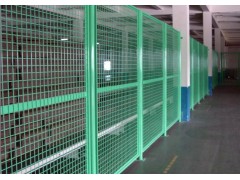 厂区钢丝网护栏、车间框架边框围网安装