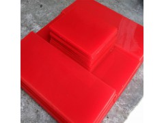 PU聚氨酯板材生产 红色PU板供应 优力胶板生产