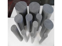 灰色PVC塑料棒材生产 聚氯乙烯棒材供应 pvc棒材