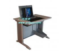 广州博奥钢木单位（004A）液晶屏翻转电脑桌