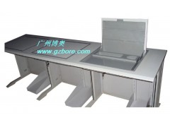 广州博奥钢木三位（003A）液晶屏翻转电脑桌