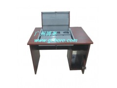 广州博奥全木单位液晶屏翻转电脑桌