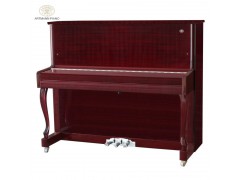 上海雅特曼钢琴UP-123A2红木色亮光88键立式钢琴