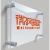 郑州亚克力有机玻璃盒子箱子罩子灯箱展板双层夹展示货架定制加工