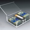 郑州亚克力有机玻璃烟展示架盒子箱子罩子灯箱板材加工定制包装盒