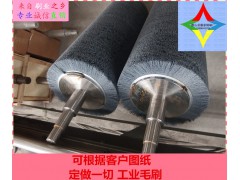耐磨耐用国产进口缠绕毛刷辊 高密度五金磨料丝 钢丝铜丝尼龙丝毛刷辊