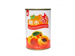 正品多国牌水果糖水杏罐头 杏罐头425克*12罐整箱