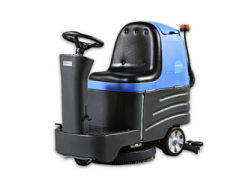 南京电子厂地面清洁用驾驶式洗地机容恩全自动拖地机