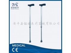厂家直销医院同款优质铝合金高低可调单手杖老人安全便捷防滑拐杖