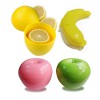 厂家直销 创意塑料水果保鲜盒 苹果盒、香蕉盒、柠檬盒 水果形状