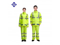 反光雨衣 反光安全服 防风防雨防护服 品质保证 可印字