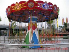 创意水果飞椅 公园旋转西瓜飞椅 儿童喜爱的广场迷你飞椅