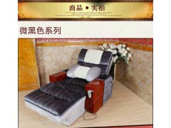 江润足疗足浴沙发 双电动沙发躺椅 单人休闲布艺沙发