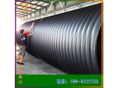 天卓塑胶大口径HDPE钢带增强螺旋波纹管