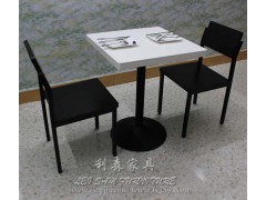 少年宫 茶餐厅桌椅组合定制 中西餐厅家具直销