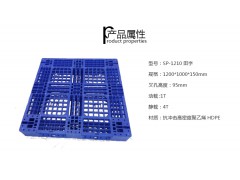 重庆赛普优质1210轻型田字网格塑料托盘