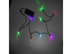 LED工艺品、玩具电池盒灯串 LED灯串带电池盒 防水电池盒LED灯串  LED电池盒彩灯串 圣诞灯串电池盒LED