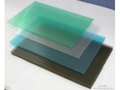 无锡阳光板定制 湖蓝 透明pc板 蔬菜大棚专用板材