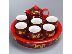 冰裂釉紫砂茶具订做汝窑开片快客杯陶瓷功夫茶具套装定制
