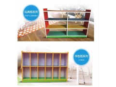 儿童储物柜 玩具鞋 柜杂物柜 实木木玩具架 收纳柜整理书架