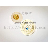 广州圆形徽章设计制作价格,金属胸章批发