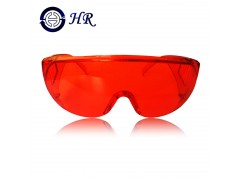 瀚如(专业级)防护安全眼镜防UV光防雾防冲击专业红色护目镜