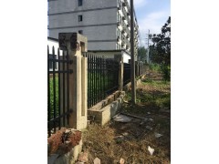 六合三横杆锌钢护栏 江北新区围墙护栏 南京锌钢管围栏栏杆安装