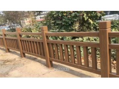 生态仿木栏杆厂家 江西艺高景观优质环保水泥仿木护栏厂家批发
