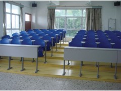 多功能厅课桌椅，广东鸿美佳厂家提供报告厅课桌椅
