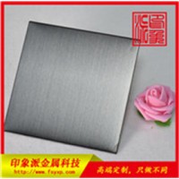 生产304不锈钢发纹灰色亮光装饰板 不锈钢拉丝板定制