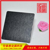 乱纹黑钛不锈钢装饰板  彩色不锈钢板