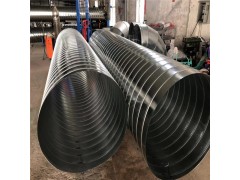 佛山螺旋风管厂家供应通风排气白铁皮管产品