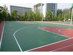 广东邦禾体育硅pu篮球场 学校运动场材料铺设