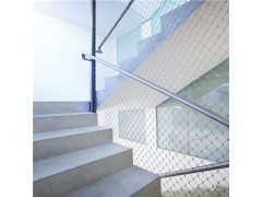 楼梯扶手装饰网 大楼外墙用不锈钢防坠网 鸟笼舍供应商
