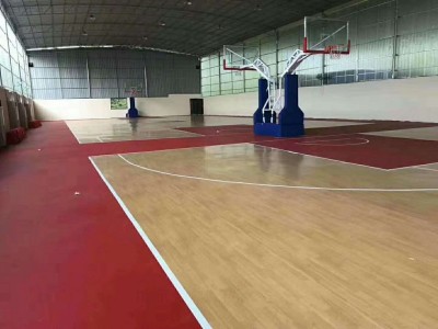 常州篮球场pvc塑胶地板运动地板完美地板防滑抗菌绿质厂家直销
