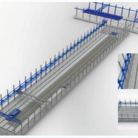 混凝土预应力长线台生产线,预应力构件生产线