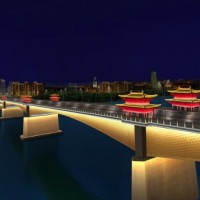 深圳桥体亮化效果图设计实例