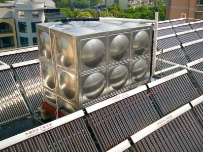 太阳能热水器工程 商用工程联箱 酒店宾馆浴场热水系