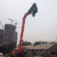 上海日立490打桩臂-拉森钢板桩加长臂-护筒打拔桩机