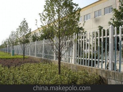 白色pvc草坪护栏公园花池栅栏园艺塑钢围栏