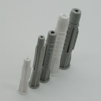 打结型中空塑料膨胀管空心墙专用尼龙膨胀螺栓塑胶管国标紧固件