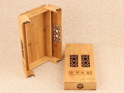 定制竹木盒翻盖磁吸木盒内衬天地盖竹木盒