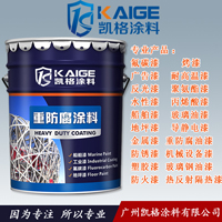 广州凯格涂料 供应厚浆型改性环氧重防腐面漆 排污系统油漆
