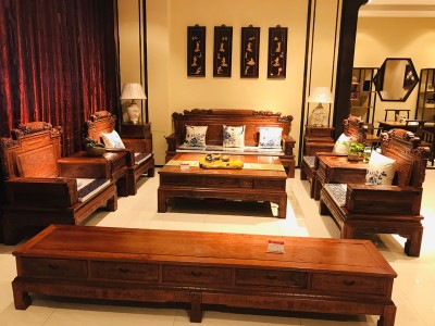 敦煌红木床生产厂家-西宁性价比高的红木家具,认准御源林