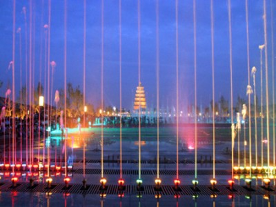 渭南广场喷泉设计公司_知名的景观喷泉公司