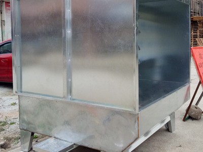 喷漆水帘柜价格-振强机械输送设备厂水濂柜供应商