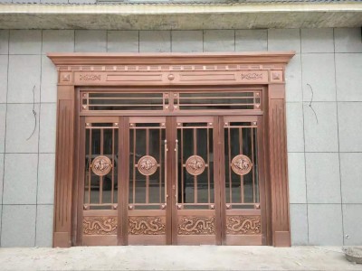 宁夏铜门-宁夏福美嘉门窗知名的铜门销售商