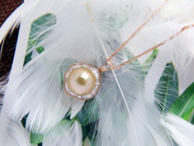 南洋金珍珠定制价格-肇庆市优良金色珍珠项链批发